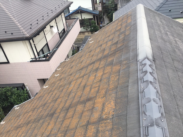 日野市大字下田にて屋根の塗装をご検討中のお客様邸の調査を行いました